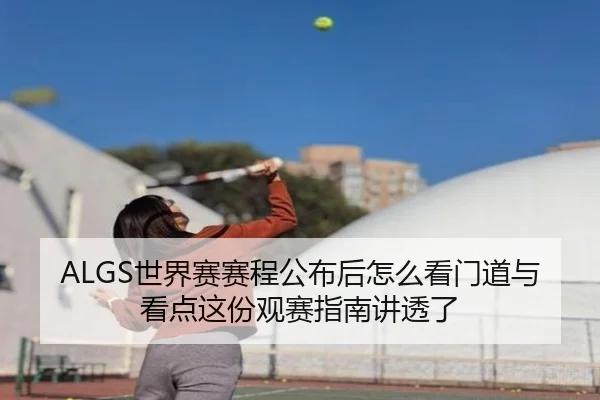 ALGS世界赛赛程公布后怎么看门道与看点这份观赛指南讲透了